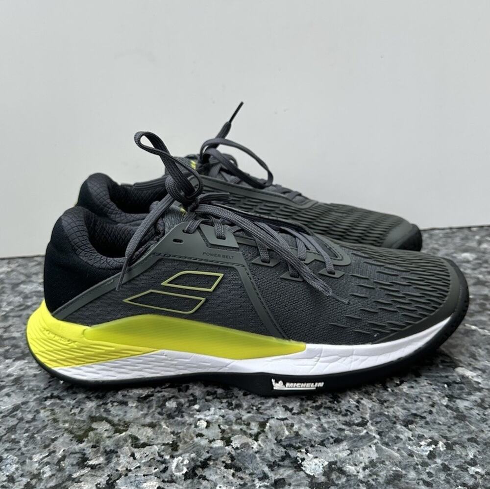 Babolat Propulse Fury 3 Sand Grass Tennis Sport Shoes Trainers grey Men’s 9.5